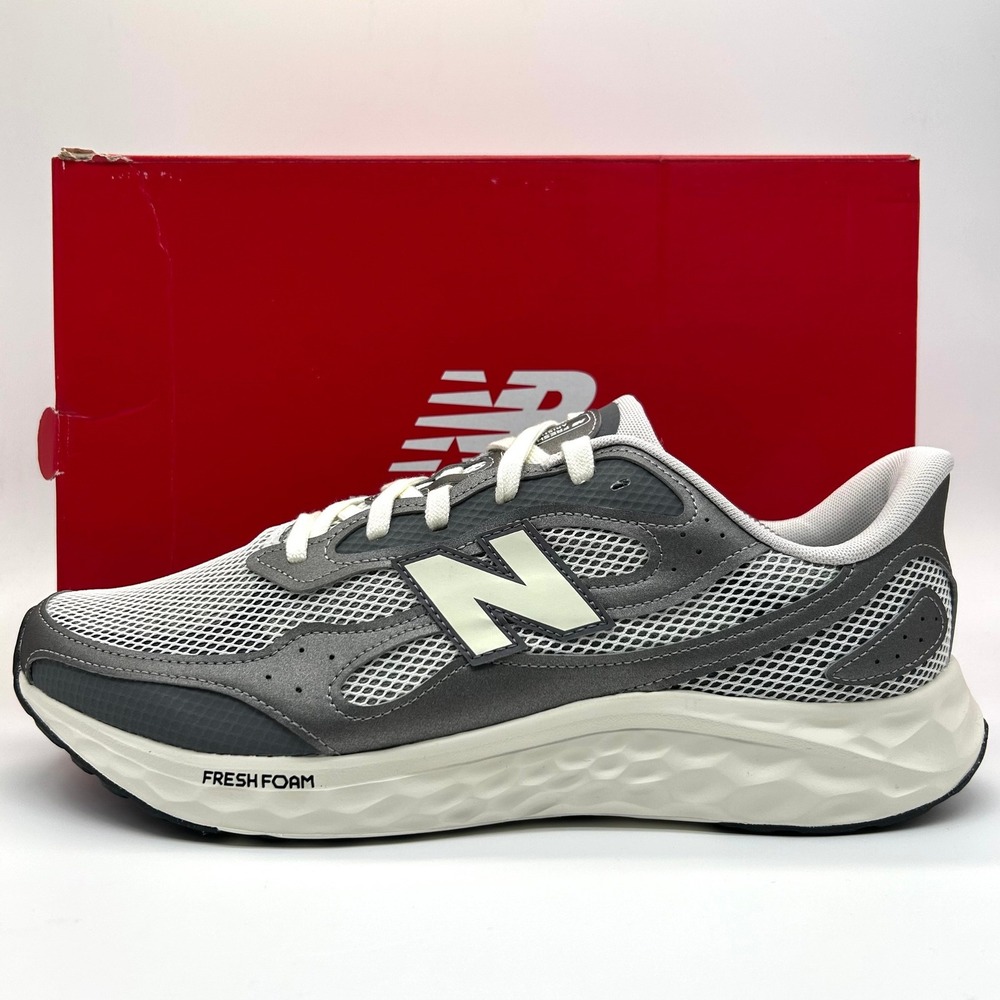 New Balance Fresh Foam Arishi v4 Shoes Mens 13 4E Wide Grey Running Sneakers